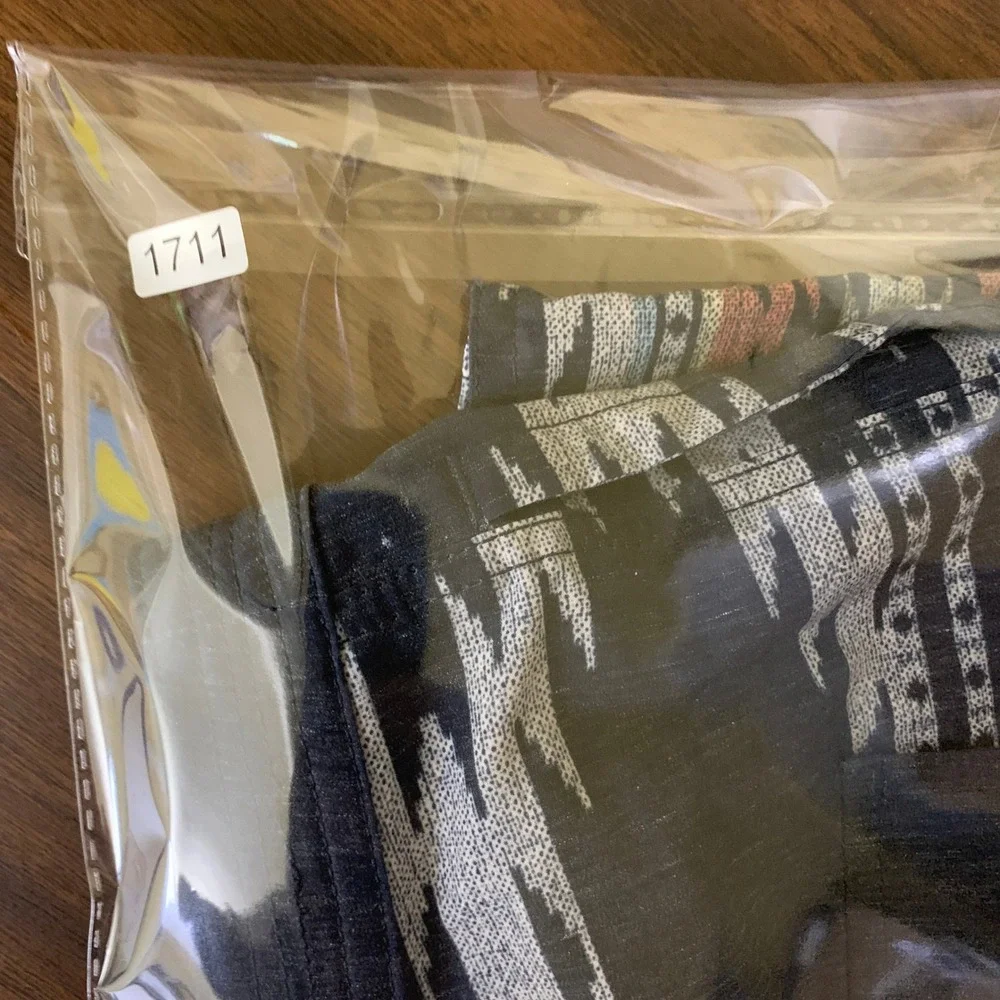 Roark The Chiller Boardshorts‎ Mens 30 Blue Tribal Geometric 17 Outseam Hemp NWT